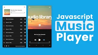 Build a Music Player with a Playlist using HTML CSS JavaScript