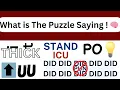 What is the Puzzle saying Solve These Tricky Rebus Puzzles Fun Brain Teasers Puzzle Challenge