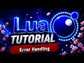 Lua Tutorial Custom Functions Variable Scope Error Handling with pcall xpcall