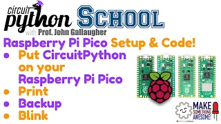 Learn Raspberry Pi Pico Programming Install CircuitPython on a Pico Print Flash the LED