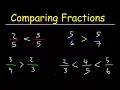 Comparing Fractions With Different Denominators
