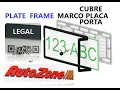 AUTOZONE SILICONE LICENSE PLATE FRAME THIN SILICONE FRAME FOR LICENSES
