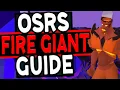 Ultimate Fire Giants Slayer Guide Old School Runescape