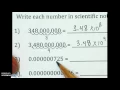 10 6 writing numbers in scientific notation