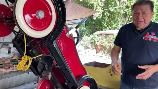 Restauración de carro antiguo de juguete
