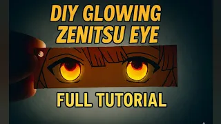 DIY Glowing Zenitsu Eye Keychain Full Tutorial