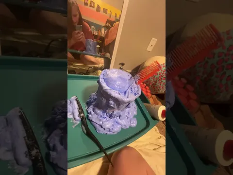 Blue Hair Dye Overflow Incident