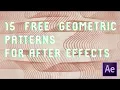 15 Free Geometric Patterns for After Effects