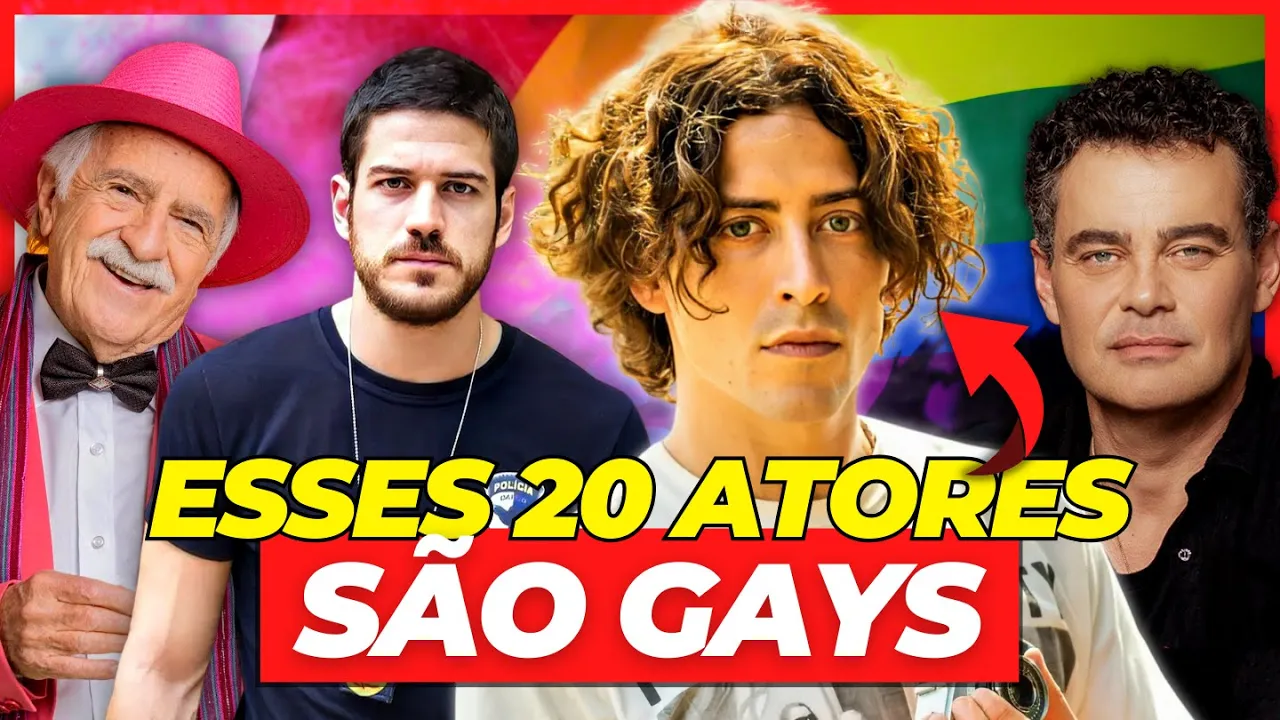 VEJA 20 ATORES FAMOSOS BRASILEIROS QUE SÃO GAYS E VOCÊ NÃO SABIA! ????