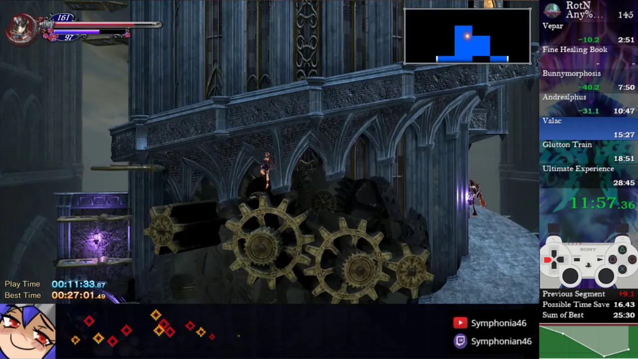 Bloodstained: Ritual of the Night Any% Speedrun - 27:11 RTA