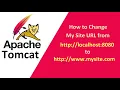 Apache Tomcat Server How to change My Site URL from http localhost 8080 to http www mysite com