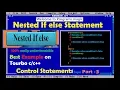 Nested If else Statement find biggest value C Programming Tutorial control Statements Part-3