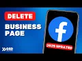 How to Delete a Facebook Business Page 2025 UPDATED