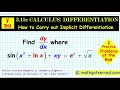 3 15 c Calculus Implicit Differentiation Techniques Mathgotserved Practice Teachers Pay Kuta Vtext