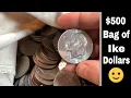 Hunting 500 in Eisenhower Ike Dollars for Rare Varieties