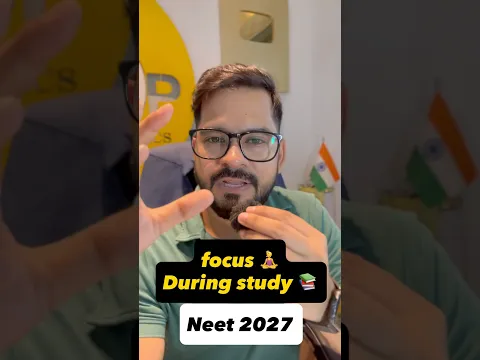 How to improve focus during study 📚? Best pranayama #sachinsirphysics #neet2027