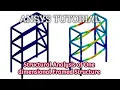 ANSYS Workbench Tutorial Structural Analysis of One dimensional Framed Structure ANSYS Tutorial