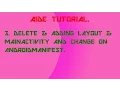 AIDE TUTORIAL 3 LAYOUT Activity editing
