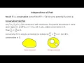 Multivariable Calculus 26 - Independence of Path