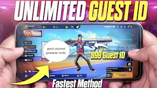 how to make unlimited guest account generator and tools freefire freefiremax viral livestream 