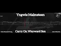 Lagu Yngwie Malmsteen - Carry On Wayward Son ( Tab Guitar )