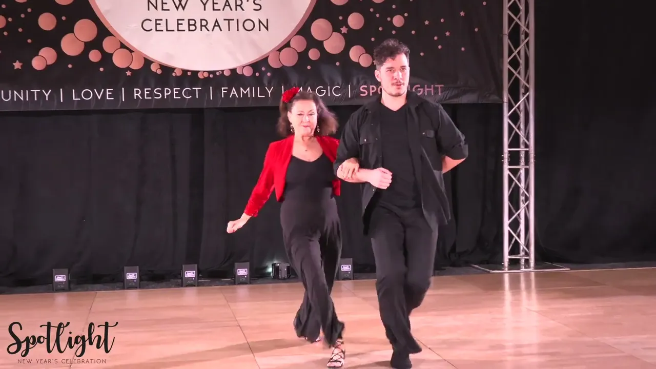 Spotlight New Year's Celebration 2024/2025 Pro Am Intermediate Donna Williams with Jesse Lopez