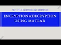 Encryption Decryption using Matlab