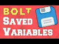 Saving Data in Bolt Visual Scripting