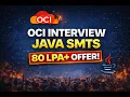 Oracle OCI Java SMTS Interview Experience System Design Coding Manager Round