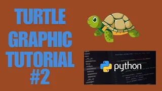 Learn to Program in Turtle to circle and triangle in Python Part2 Python Turtle Graphics Tutorial
