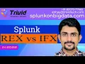 Splunk Rex Command Rex OverView rex ifx