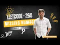 Missing Number LeetCode 268 Approach Optimal Java DSA