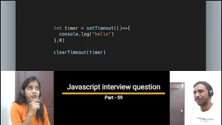 Javascript Interview question Part - 59