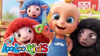 Baa Baa Black Sheep - Learn Colors +🎨 Johny Johny Yes Papa - LooLoo Kids | Nursery Rhymes
