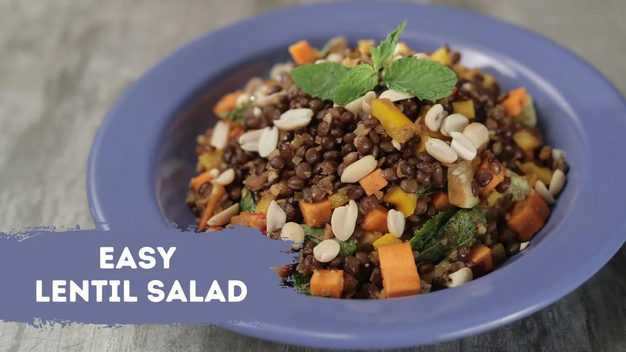 Easy Lentil Salad              Weight Loss Recipe   Sanjeev Kapoor Khazana