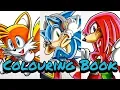 Artist Colours Children s Colouring Book Pages - Sonic Tails and Knuckles