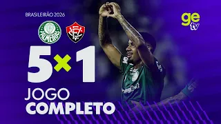 PALMEIRAS X VITÓRIA | AO VIVO E COM IMAGENS | CAMPEONATO BRASILEIRO | ge tv