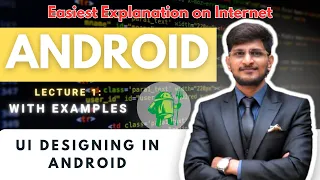 Android UI Design with Java XML DAY - 01 Complete Beginner Tutorial