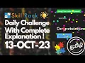SKILLRACK DAILY CHALLENGE 13-OCT-23 Explanation in TAMIL SIMPLE LOGIC PROGRAM ID - 9488