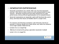 Generator Expressions