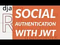 Django REST OAuth Enable Social Login via Google Facebook and Twitter