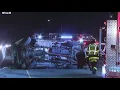 SUV vs pickup on Dumbarton Bridge