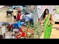 Download Lagu सुबह जल्दी उठकर 3 बच्चों के के साथ 🌺शुरू हो जाते है मेरे ये सब काम🌹Village Morning Lifestyle 