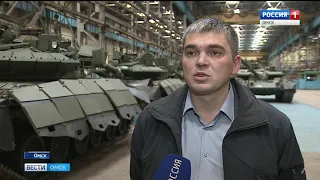 На Омском заводе транспортного машиностроения состоялась отгрузка первой партий модернизированных танков