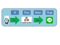 WISE4000 IFTTT function push JOSN data to a social midea example LINE