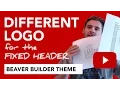 Different logo for the fixed header in the Beaver Builder Theme