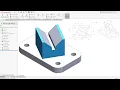 Solidworks Tutorial Angle V Block Exercise No 10