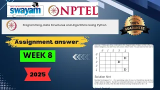 NPTEL Week 8 Programming Data Structures Algorithms in Python - Assignment8 Solutions