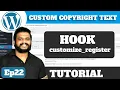 Ep22 - Customizer API Wordpress Plugin