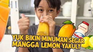 Kenzo Bikin Minuman Seger Banget JUS MANGGA LEMON YAKULT 